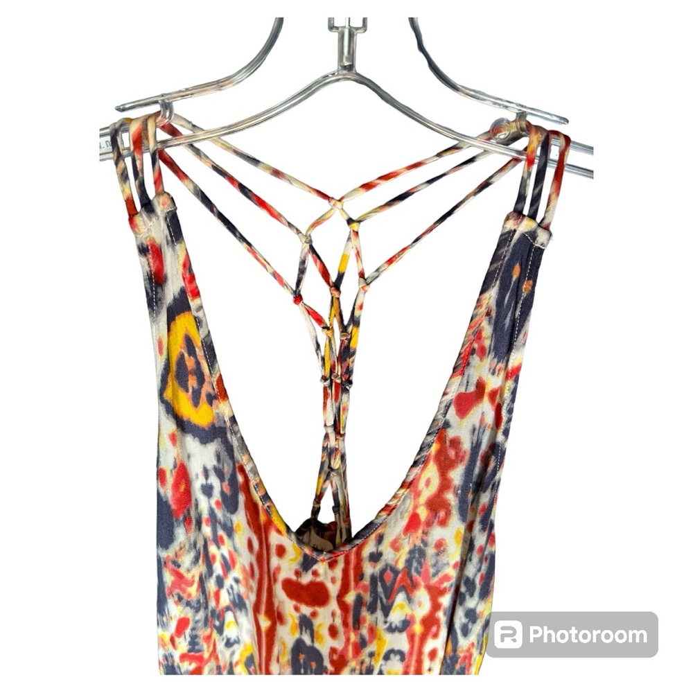 EUC Lovestitch macrame race back sundress size Medium - Picture 3 of 4